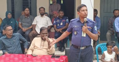 মাদ্রাসায় কিশোর গ্যাংয়ের উৎপাত নিয়ে পুলিশের মতবিনিময় সভা