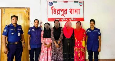 কুষ্টিয়ায় নিখোঁজের ৬ দিন পর ৪ কিশোরীকে উদ্ধার করল পুলিশ