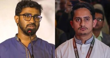 সারজিস আলম শেখ মুজিবুর রহমানকে বাপ ডাকতে ডাকতে মুখে ফেনা তুলে ফেলেছে: রাশেদ খাঁন