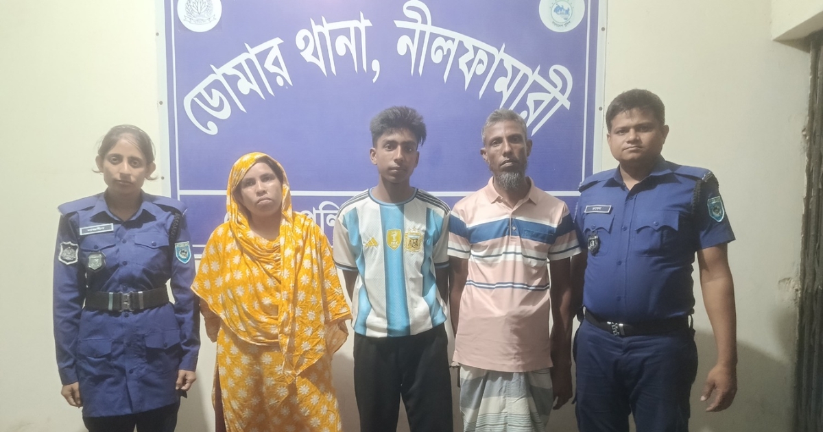 দেলোয়ার হত্যা মামলার ৩ আসামী সিলেট থেকে গ্রেফতার
