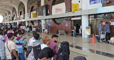 শাহজালালে এখন পর্যন্ত ১১৪ ফ্লাইট বাতিল, আটকা ১৭,৭০১ যাত্রী