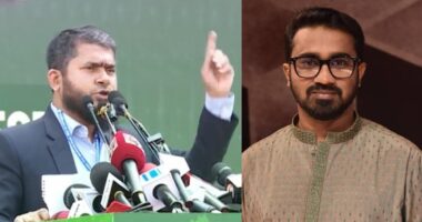 ‘ মাঠে না থেকেও নির্বাচনে জিততে তোমার নেতার ঘাম ছুটেছে, মাঠে থাকলে কী অবস্থা হবে, চিন্তা করে দেখো’: ডা. খালিদুজ্জামান