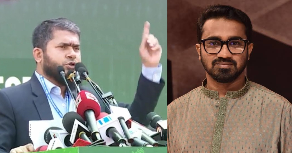 ‘ মাঠে না থেকেও নির্বাচনে জিততে তোমার নেতার ঘাম ছুটেছে, মাঠে থাকলে কী অবস্থা হবে, চিন্তা করে দেখো’: ডা. খালিদুজ্জামান