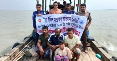 পটুয়াখালীতে নিষেধাজ্ঞা অমান্য করে মা ইলিশ শিকার, ৭ জেলের কারাদণ্ড
