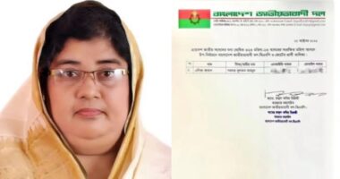 মিষ্টির আসনে মনোনয়ন পেলেন এলিজা জামান