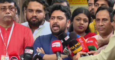 স্থানীয় সরকার নির্বাচন শান্তিপূর্ণ হওয়ার সম্ভাবনা দেখছি না: নাহিদ ইসলাম