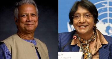 নোবেল শান্তি পুরস্কারজয়ী নাভি পিল্লাইকে অভিনন্দন জানালেন ড. ইউনূস