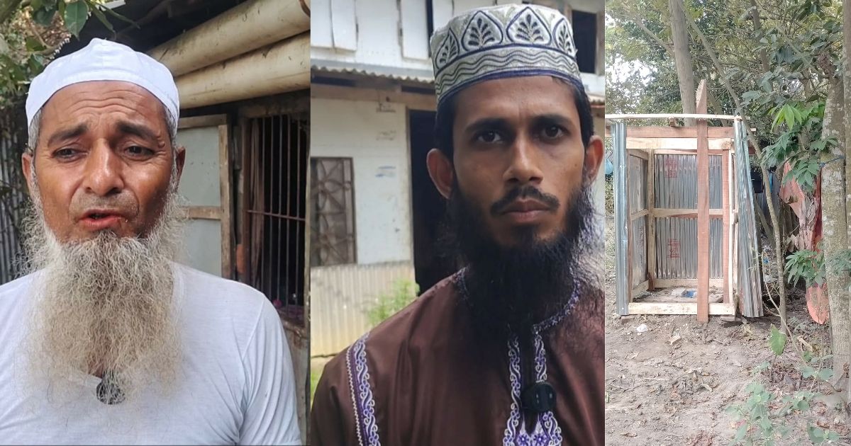 কুয়াকাটায় জমির সীমানার বিরোধীয় স্থানে টয়লেট নির্মাণ, দুর্গন্ধে অতিষ্ঠ পরিবার