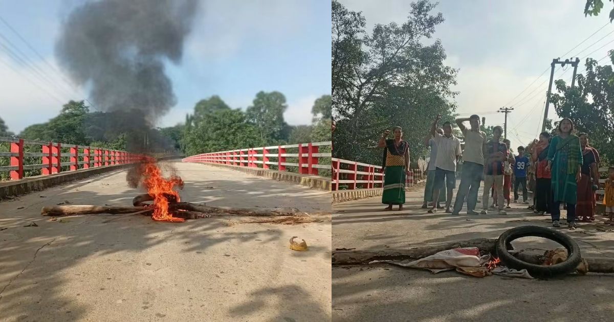 সাজেক–দীঘিনালা সড়কে অনির্দিষ্টকালের অবরোধ, পর্যটকসহ যাত্রীদের ভোগান্তি
