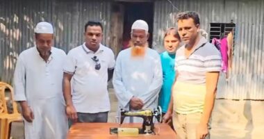 জামায়াতের দেওয়া সেলাই মেশিন ফেরত দিলেন সেই বিএনপি নেতার স্ত্রী