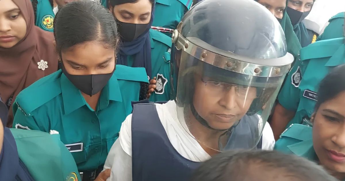 রিকশাচালক হাফিজুল হত্যা মামলায় রিমান্ড শেষে কারাগারে দীপু মনি